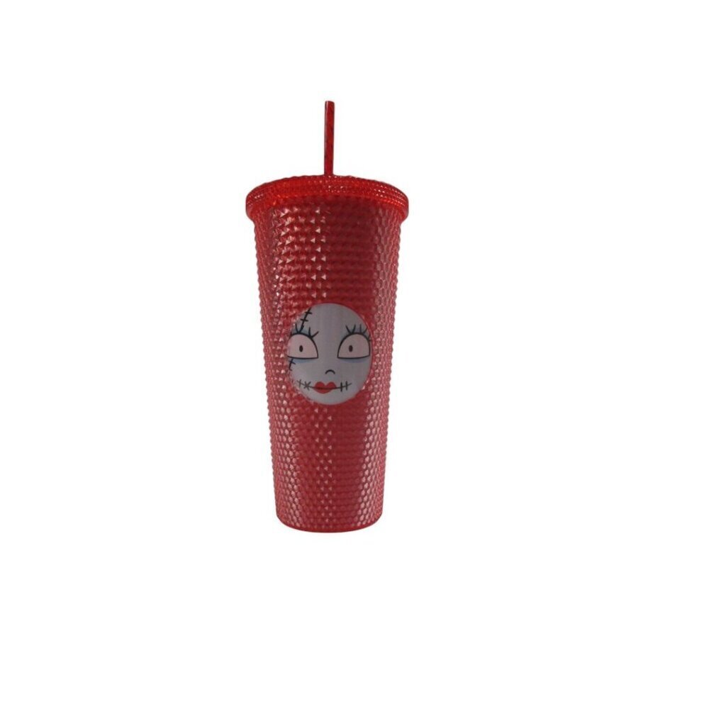 NWT- Nightmare Before Christmas Walgreens Sally Lid Straw Textured‎ Tumbler 20OZ
